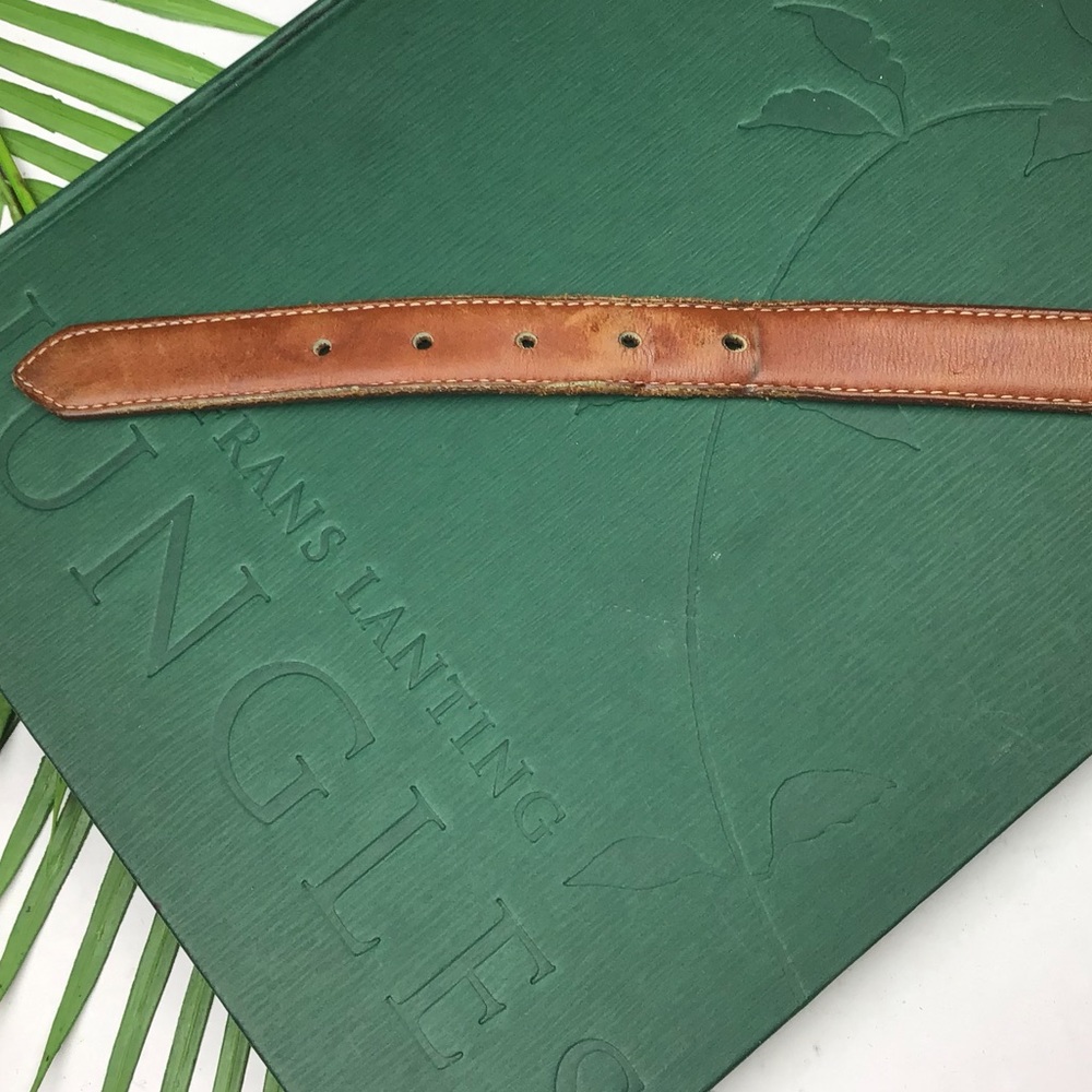 Bass Brown Leather Belt  32” -36” waist - Picture 3 of 4